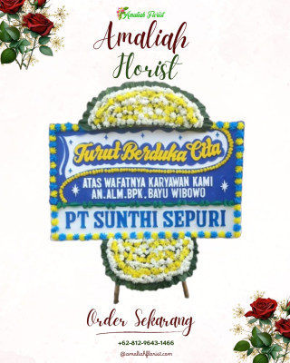 Papan Bunga Duka di Hirit
